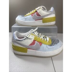 Nike Air Force 1 Shadow Patchwork Shoe Women US 8 Multicolor Sneakers DM8076-100